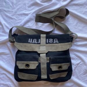 Black messenger bag